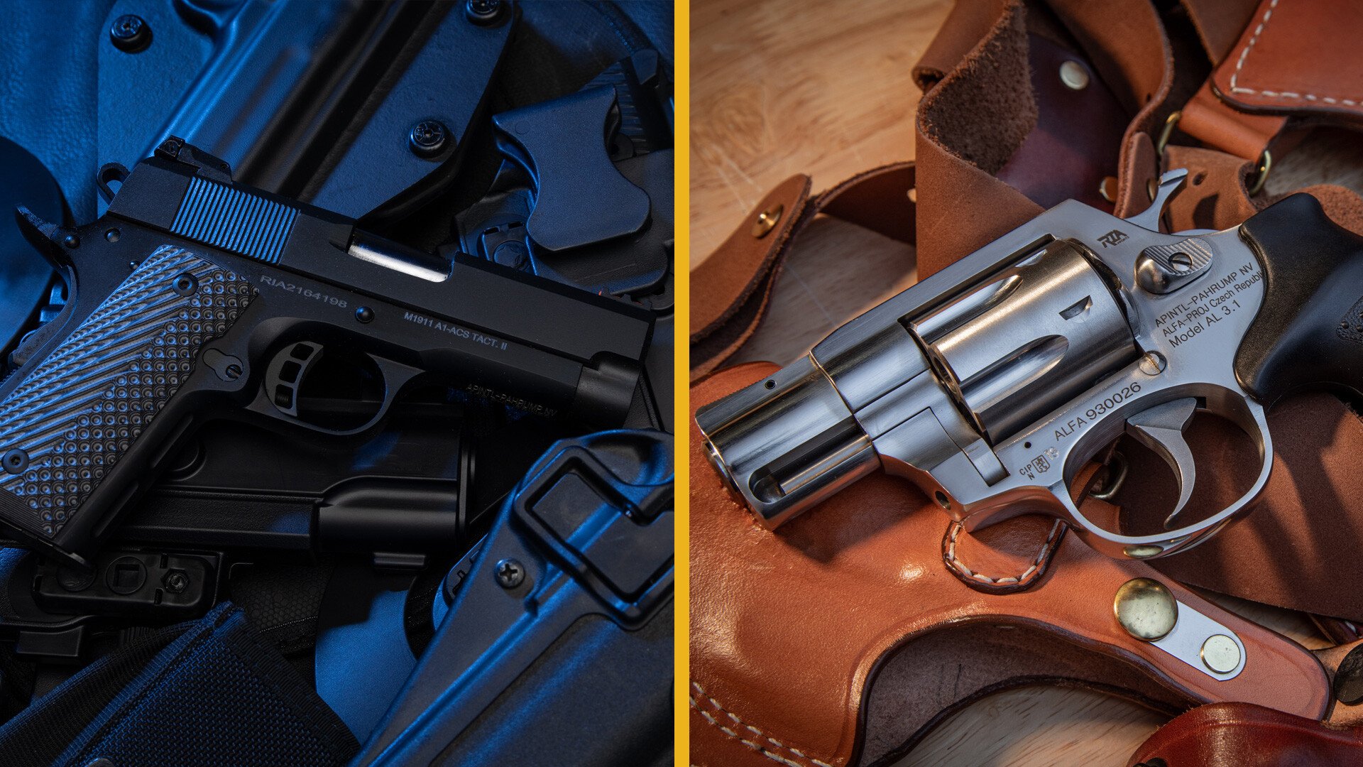 1911 or Revolver? Which Handgun is Right for You?